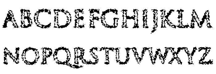 End of Path Font LOWERCASE