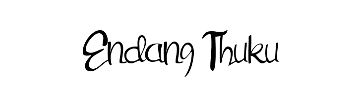 Endang Thuku  नि: शुल्क फ़ॉन्ट्स डाउनलोड
