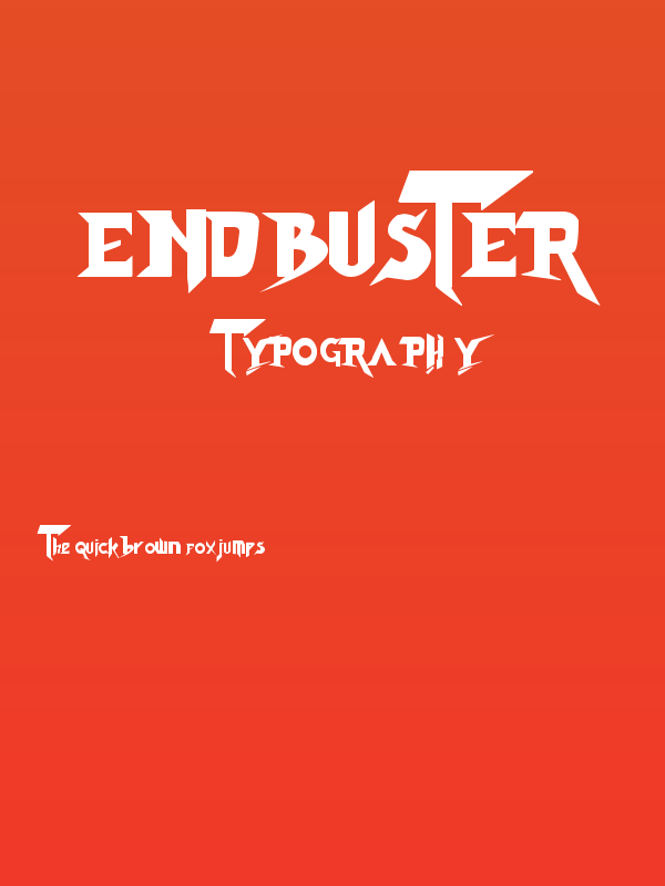Endbuster Poster