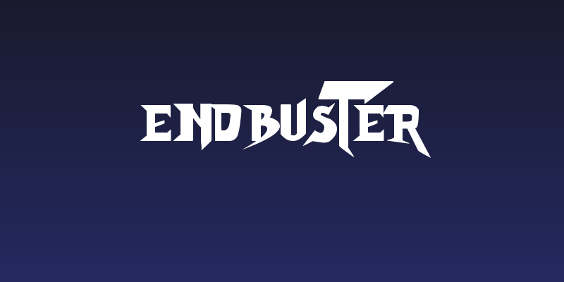 Endbuster Social Header