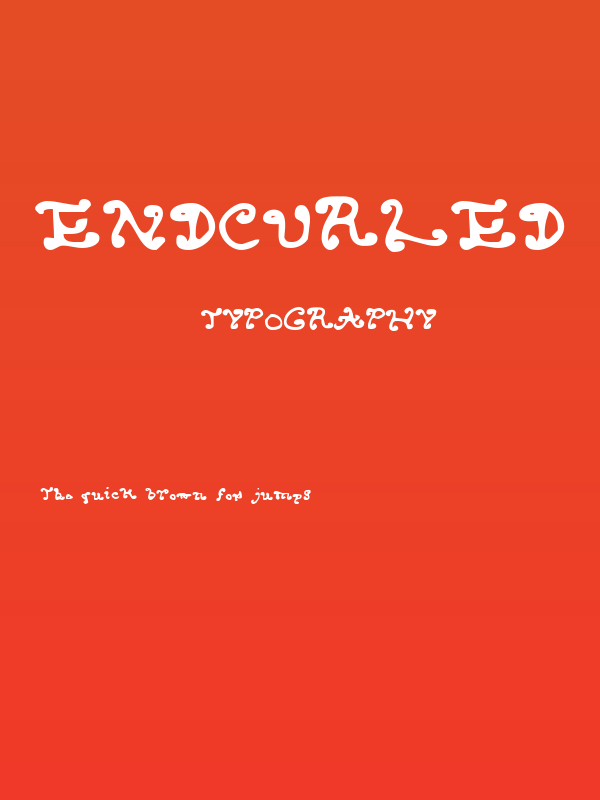 Endcurled Poster