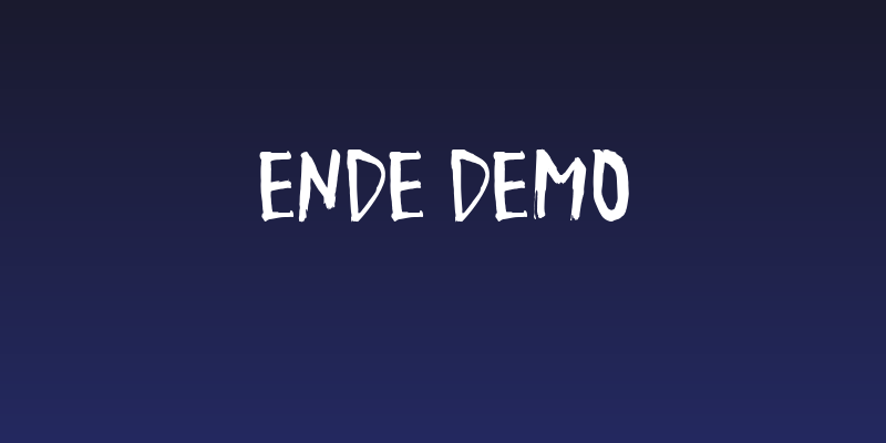 Ende Demo Social Header