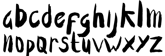 Ende Demo Font LOWERCASE