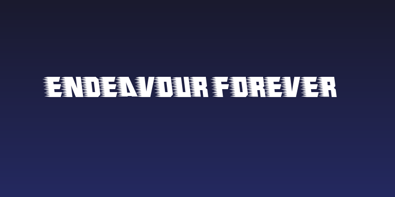Endeavour forever Social Header