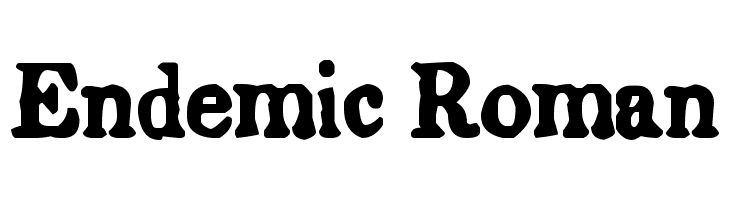 Endemic Roman Font