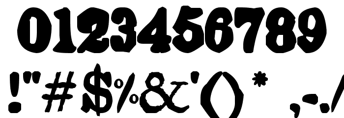 Endemic Roman Font OTHER CHARS