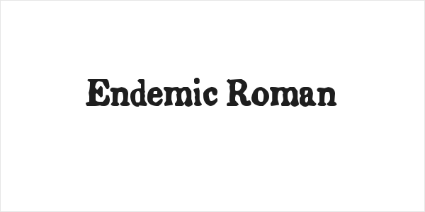 Endemic Roman Logo