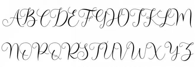 Endenesilia Шрифта ВЕРХНИЙ