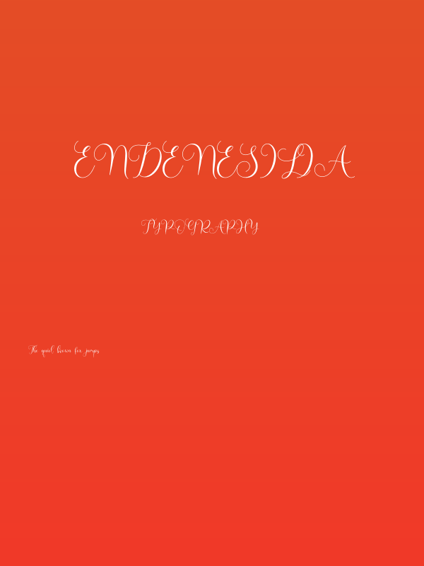Endenesilia Poster