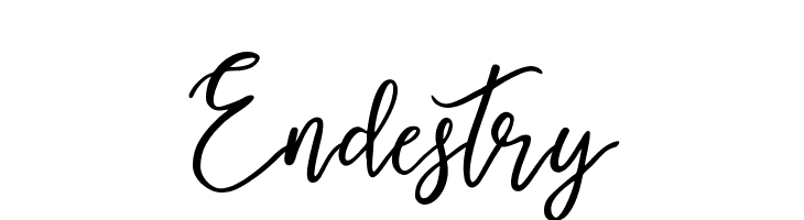 Endestry Font
