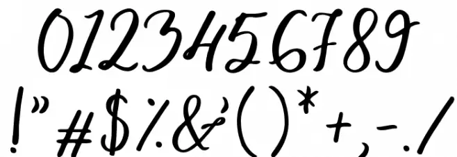 Endestry Font OTHER CHARS