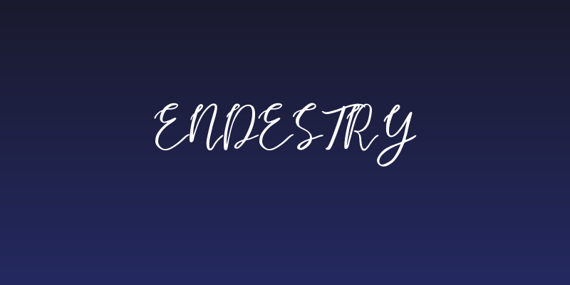 Endestry Social Header