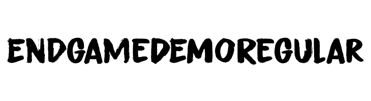 Endgame DEMO Regular  baixar fontes gratis