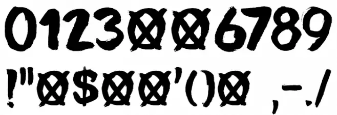 Endgame DEMO Regular Font OTHER CHARS