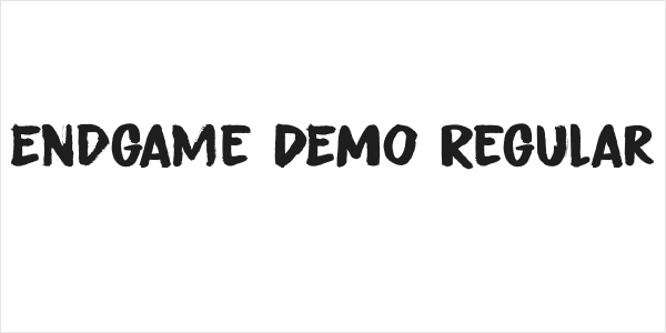 Endgame DEMO Regular Logo