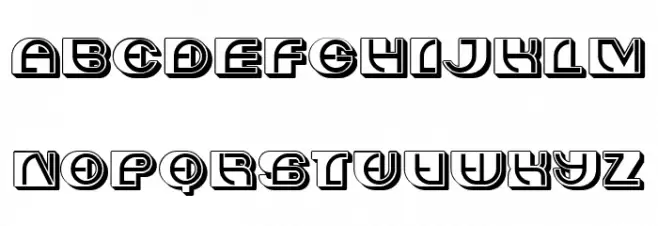 Ending Regular Font OTHER CHARS