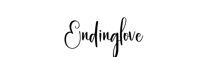 Endinglove  नि: शुल्क फ़ॉन्ट्स डाउनलोड