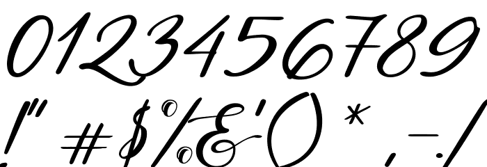 EnditaDEMO-Regular Font OTHER CHARS