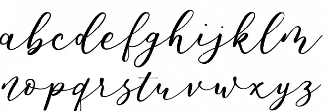 EnditaDEMO-Regular Font LOWERCASE