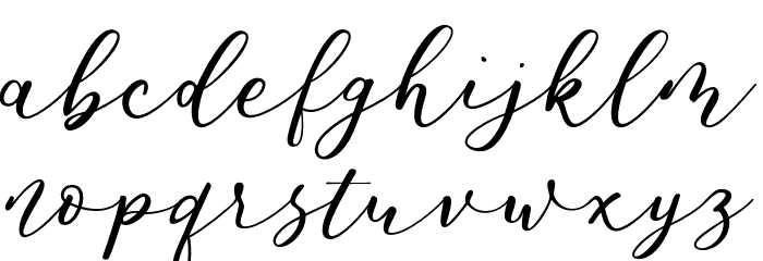EnditaDEMO-Regular Font LOWERCASE