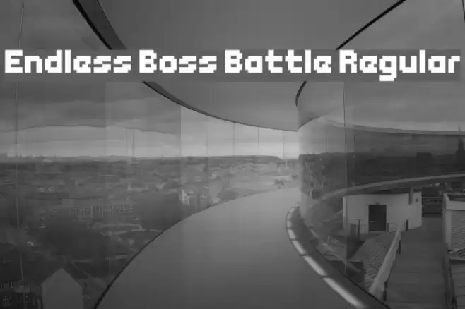 Endless Boss Battle Regular Font examples