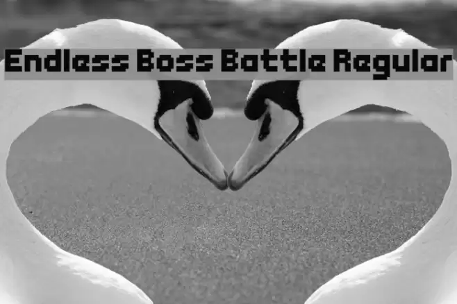 Endless Boss Battle Regular Font examples