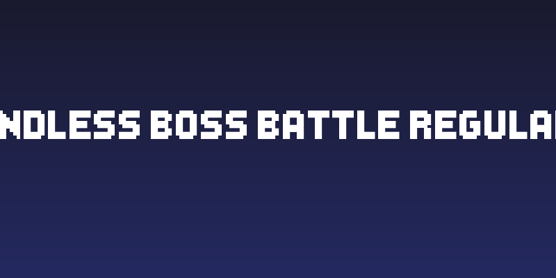 Endless Boss Battle Regular Social Header