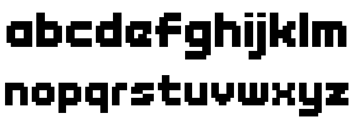 Endless Boss Battle Regular Font LOWERCASE