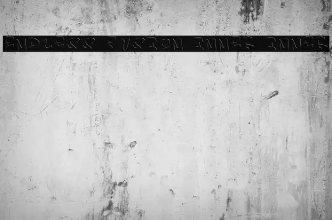 Endless Fusion Inner Inner Schriftart examples