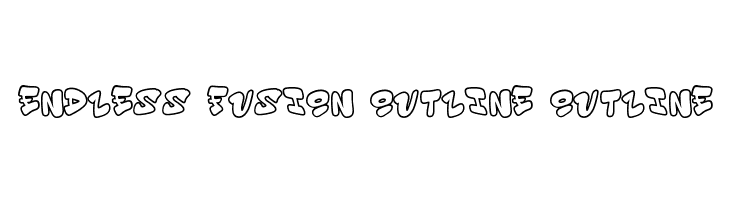 Endless Fusion Outline Outline  Free Fonts Download