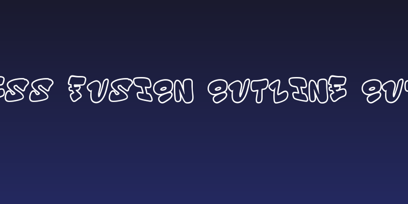 Endless Fusion Outline Outline Social Header