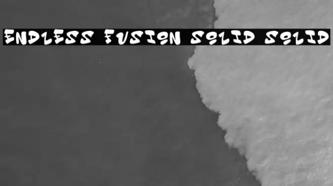 Endless Fusion Solid Solid 字体 examples