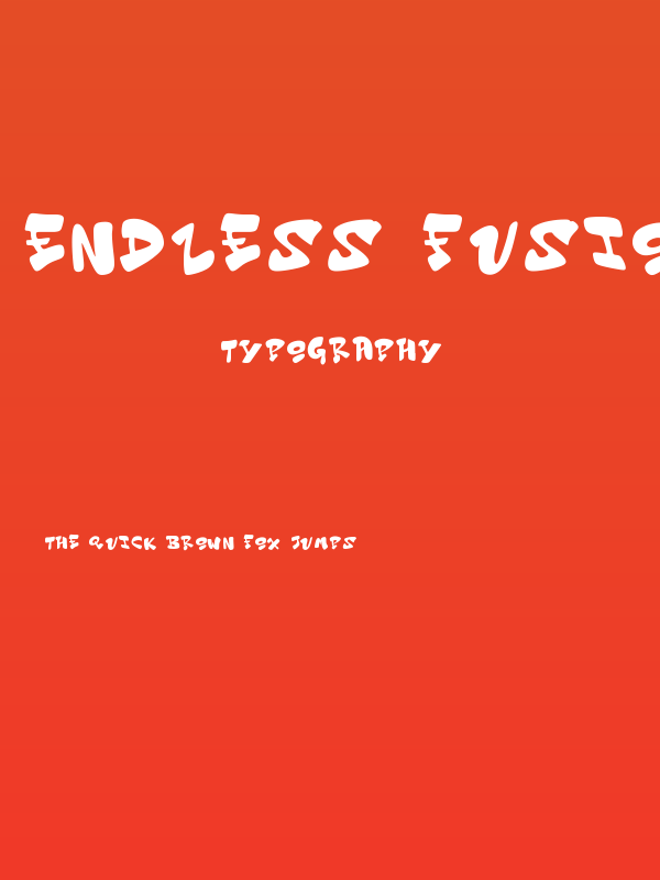 Endless Fusion Solid Solid Poster