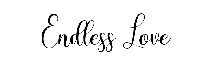 Endless Love  Frei Schriftart Herunterladen