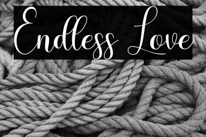 Endless Love Font examples