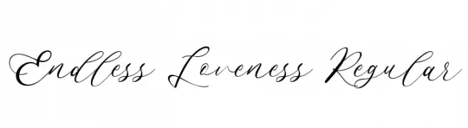 Endless Loveness Regular  フリーフォントのダウンロード