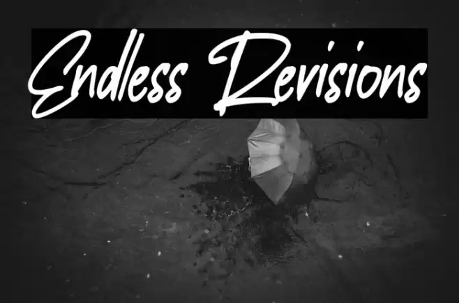 Endless Revisions Font examples