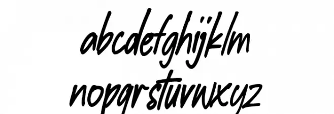 Endless Revisions Font LOWERCASE