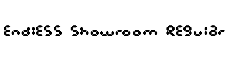 Endless Showroom Regular फ़ॉन्ट