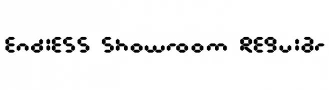 Endless Showroom Regular  font caratteri gratis