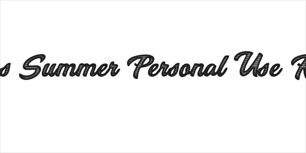 Endless Summer Personal Use Regular Logo