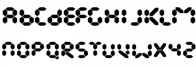 EndlessShowroom Black Font UPPERCASE