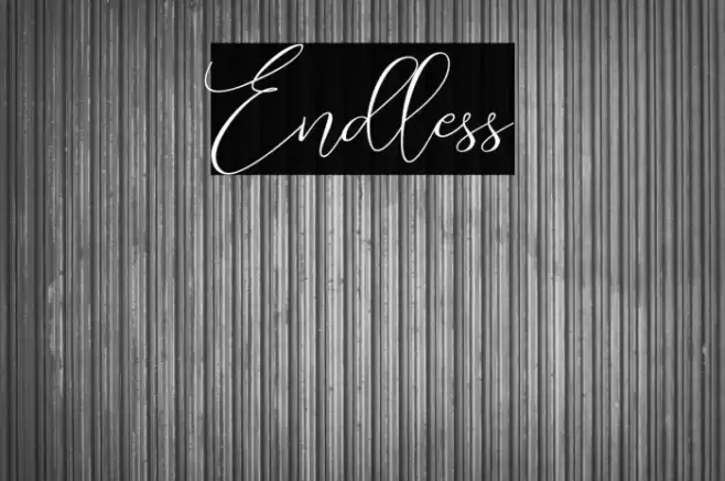 Endless Font examples