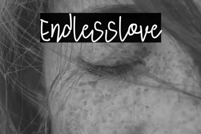 Endlesslove Font examples