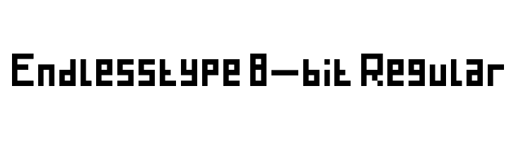 Endlesstype 8-bit Regular Font