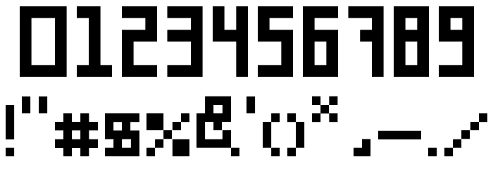 Endlesstype 8-bit Regular Font OTHER CHARS