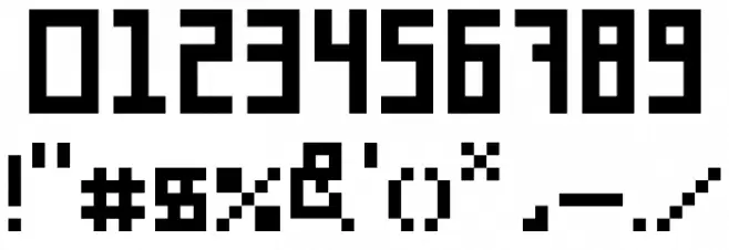 Endlesstype 8-bit Regular Font OTHER CHARS