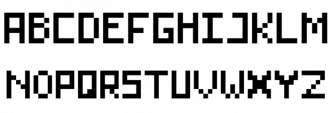 Endlesstype 8-bit Regular خط أحرف كبيرة