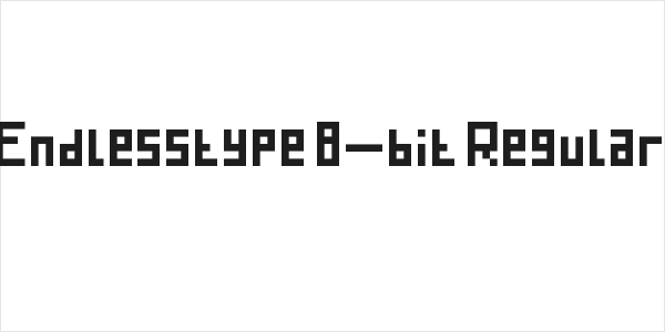 Endlesstype 8-bit Regular Logo