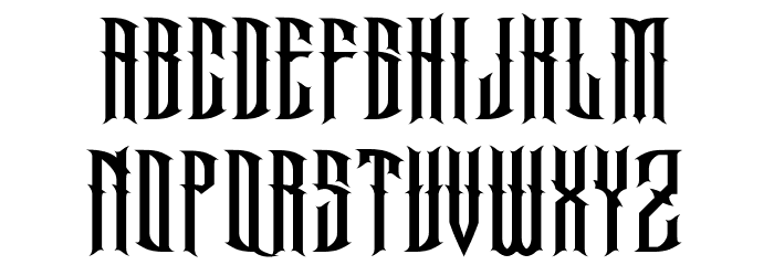 Endma Font LOWERCASE
